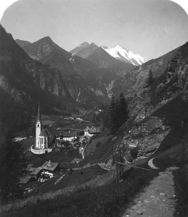 Framed Print : Heiligenblut and Grossglockner, Austria, c1900s. Artist: Wurthle & Sons Framed Print : Heiligenblut and Grossglockner, Austria, c1900s. Artist: Wurthle & Sons