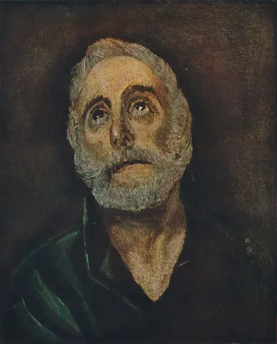 Framed Print : Heiliger Petrus, (Saint Peter), c1590-1600, (1938). Artist: El Greco Framed Print : Heiliger Petrus, (Saint Peter), c1590-1600, (1938). Artist: El Greco
