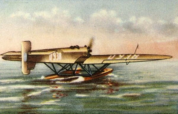 Heinkel He 5b floatplane, 1920s, (1932). Creator: Unknown