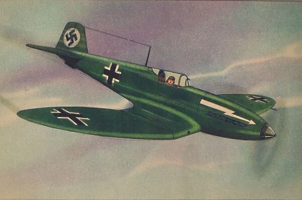 Heinkel H. E. 112 Fighter Monoplane, c1944. Creator: Unknown