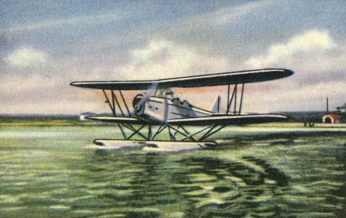 Framed Print : Heinkel HD 42 seaplane, 1920s, (1932). Creator: Unknown Framed Print : Heinkel HD 42 seaplane, 1920s, (1932). Creator: Unknown
