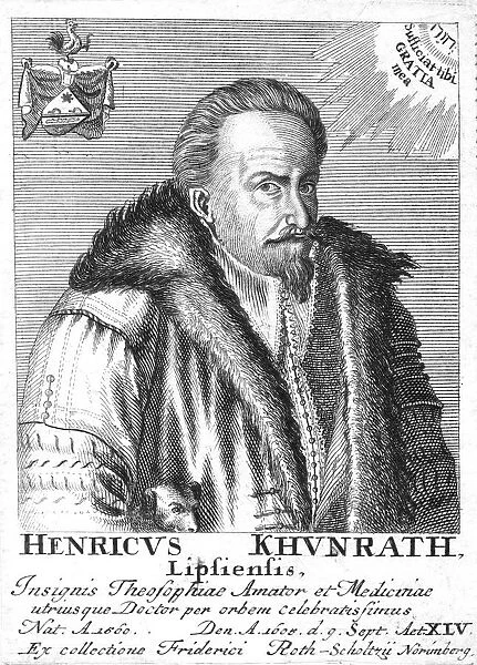Heinrich Khunrath, German chemist and alchemist, 1725