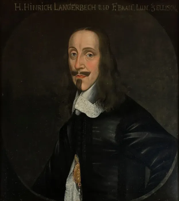 Framed Print : Heinrich Langenbeck, 1603-1669, c17th century. Creator: Anon Framed Print : Heinrich Langenbeck, 1603-1669, c17th century. Creator: Anon