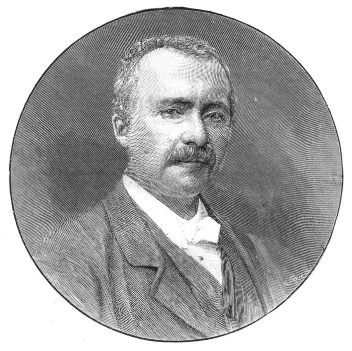 Framed Print : Heinrich Schliemann, German archaeologist, 1891 Framed Print : Heinrich Schliemann, German archaeologist, 1891
