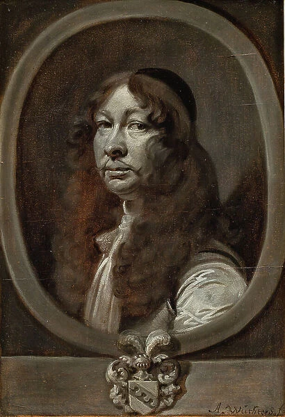 Heinrich von Delwig, Swedish Colonel, 1640-1682. Creator: Abraham Wuchters