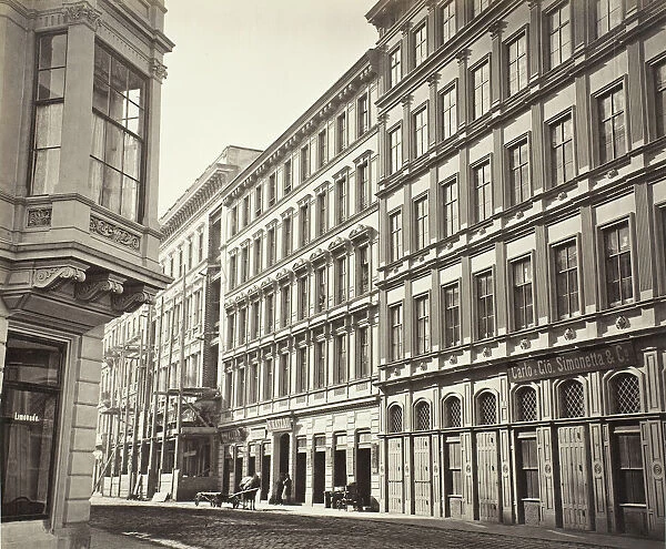 HeinrichsgaBe No. 1, Zinshaus des Herrn A. M. RuBo, 1860s. Creator: Unknown