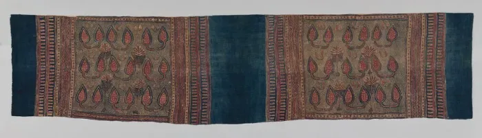 Framed Print : Heirloom Textile, India, 17th century (?). Creator: Unknown Framed Print : Heirloom Textile, India, 17th century (?). Creator: Unknown