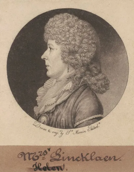 Framed Print : Helen Ledyard Lincklaen, 1798. Creator: Charles Balthazar Julien Fé Framed Print : Helen Ledyard Lincklaen, 1798. Creator: Charles Balthazar Julien Fé