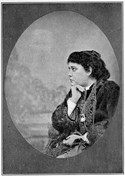 Helena Petrovna Blavatsky, American theosophist, c1874