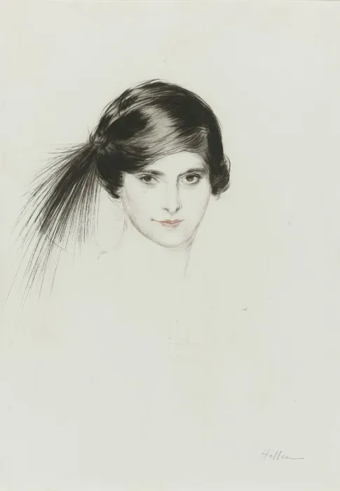 Framed Print : Helena Rubinstein, c. 1908. Artist: Helleu, Paul Cesar (1859-1927) Framed Print : Helena Rubinstein, c. 1908. Artist: Helleu, Paul Cesar (1859-1927)