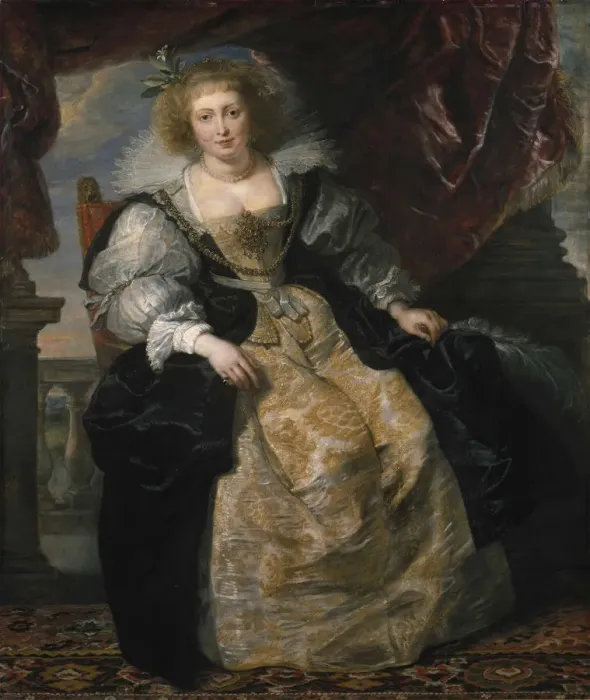Framed Print : Helene Fourment in wedding dress, c. 1630-1631 Framed Print : Helene Fourment in wedding dress, c. 1630-1631