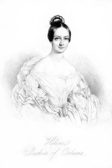 Framed Print : Helene of Mecklenburg-Schwerin, Duchess of Orleans (1814-1858), 19th century Framed Print : Helene of Mecklenburg-Schwerin, Duchess of Orleans (1814-1858), 19th century