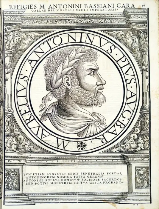 Framed Print : Heliogabalus (203 - 222), 1559 Framed Print : Heliogabalus (203 - 222), 1559