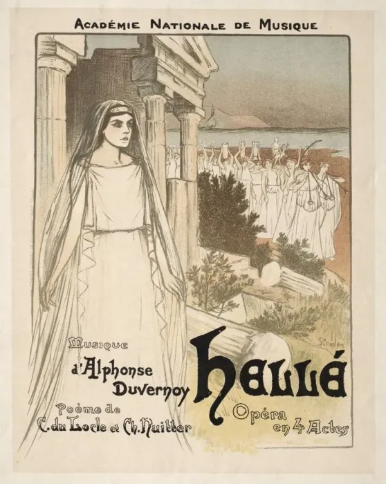 Framed Print : Helle - Opera en 4 actes, 1896. Creator: Theophile Alexandre Steinlen (Swiss Framed Print : Helle - Opera en 4 actes, 1896. Creator: Theophile Alexandre Steinlen (Swiss