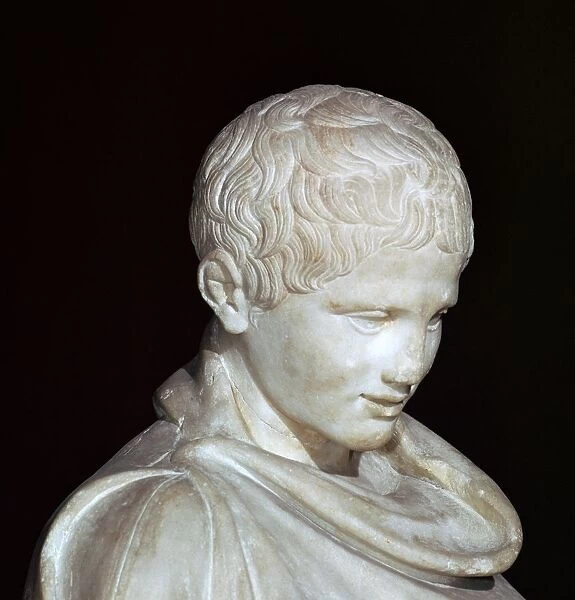 Hellenistic marble statue of a young athlete from Aydin, 1st century BC