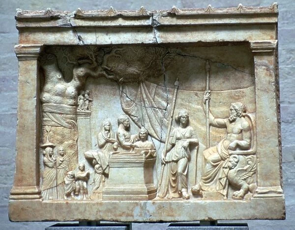 Hellenistic relief of a sacrifice