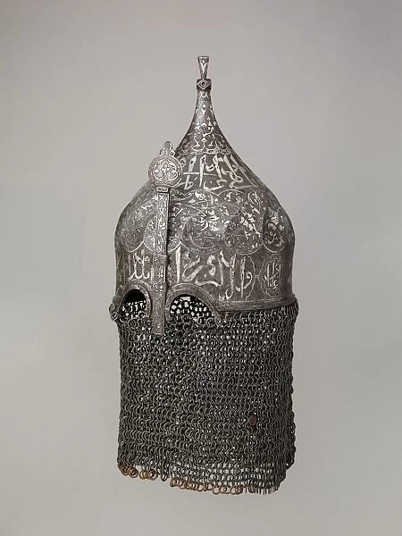 Helmet with Aventail, Turkish, in the style of Turkman armour, late 15th-16th century