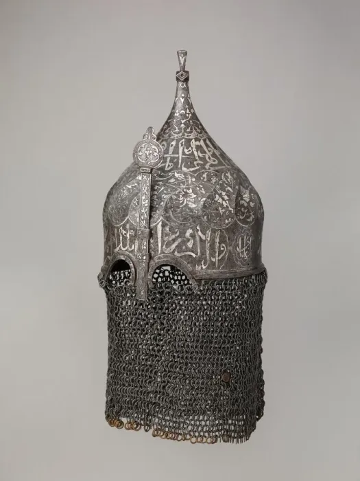 Framed Print : Helmet with Aventail, Turkish, in the style of Turkman armour, late 15th-16th century Framed Print : Helmet with Aventail, Turkish, in the style of Turkman armour, late 15th-16th century
