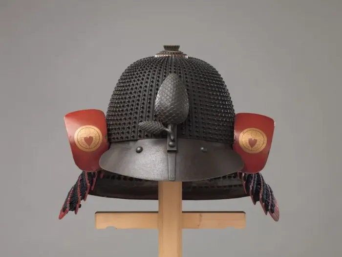Framed Print : Helmet (Hoshi- Kabuto) in the 16th-Century Style, Japanese