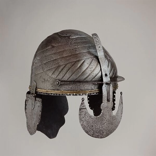Helmet, Indian, Deccan, probably Bijapur (Vijayapur), 17th century. Creator: Unknown