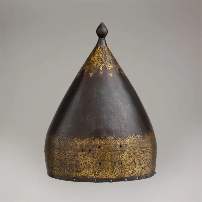 Framed Print : Helmet, Turkish, second half 16th century. Creator: Unknown