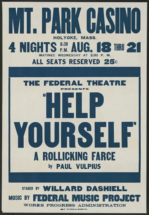 Framed Print : Help Yourself, Holyoke, MA, [193-]. Creator: Unknown