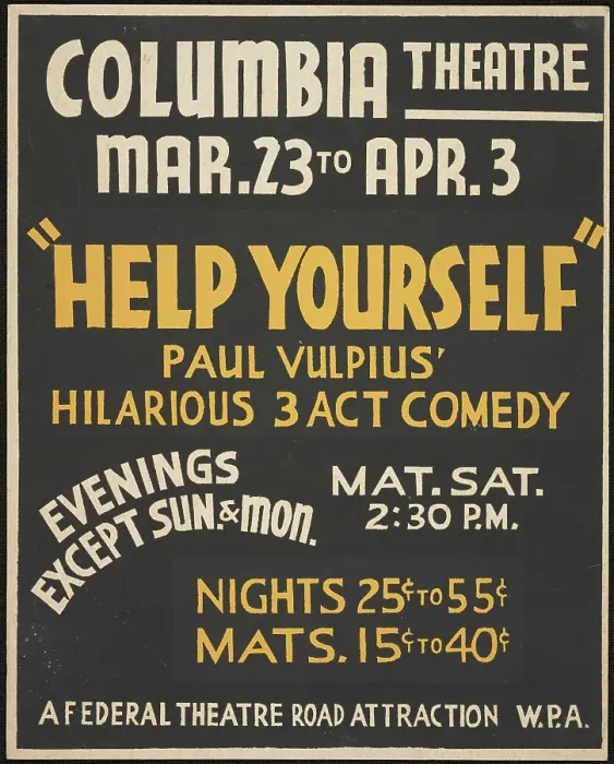 Framed Print : Help Yourself, San Francisco, 1937. Creator: Unknown Framed Print : Help Yourself, San Francisco, 1937. Creator: Unknown