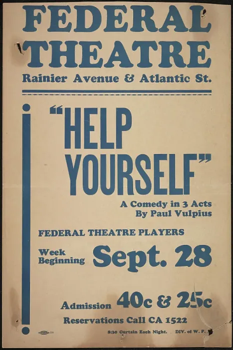 Framed Print : Help Yourself, Seattle, WA, 1937. Creator: Unknown Framed Print : Help Yourself, Seattle, WA, 1937. Creator: Unknown