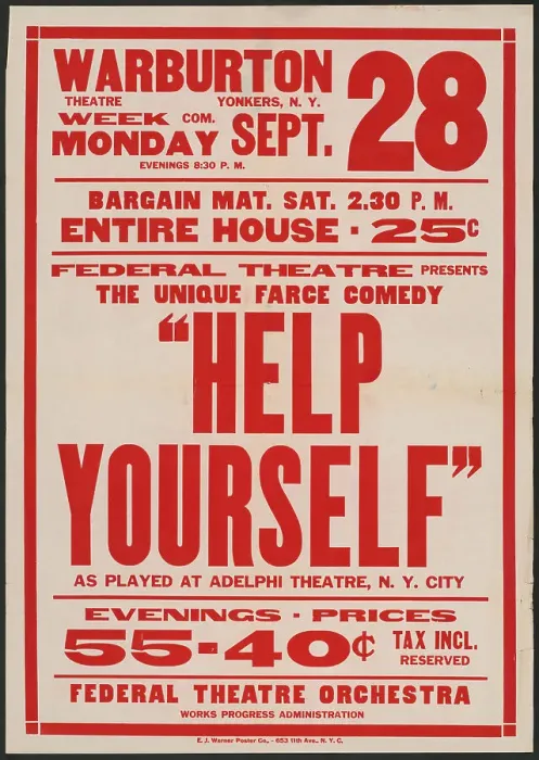 Framed Print : Help Yourself, Yonkers, NY, [193-]. Creator: Unknown