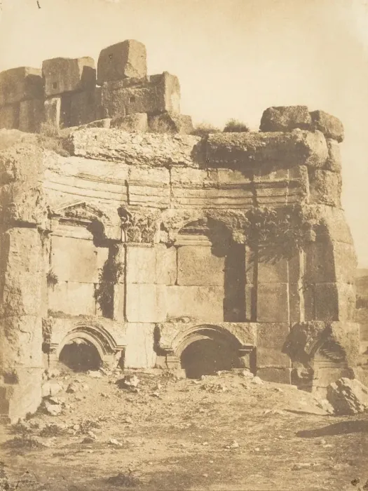 Framed Print : Hemicycle de l enceinte des Temples, a Baalbek, September 15, 1850 Framed Print : Hemicycle de l enceinte des Temples, a Baalbek, September 15, 1850