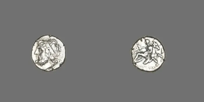 Framed Print : Hemidrachm (Coin) Depicting Poseidon, 3rd century BCE. Creator: Unknown Framed Print : Hemidrachm (Coin) Depicting Poseidon, 3rd century BCE. Creator: Unknown