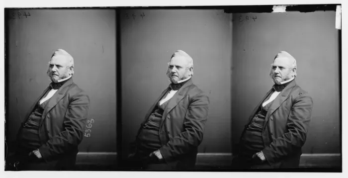 Framed Print : Hendrick Bradley Wright of Pennsylvania, 1865-1880. Creator: Unknown Framed Print : Hendrick Bradley Wright of Pennsylvania, 1865-1880. Creator: Unknown