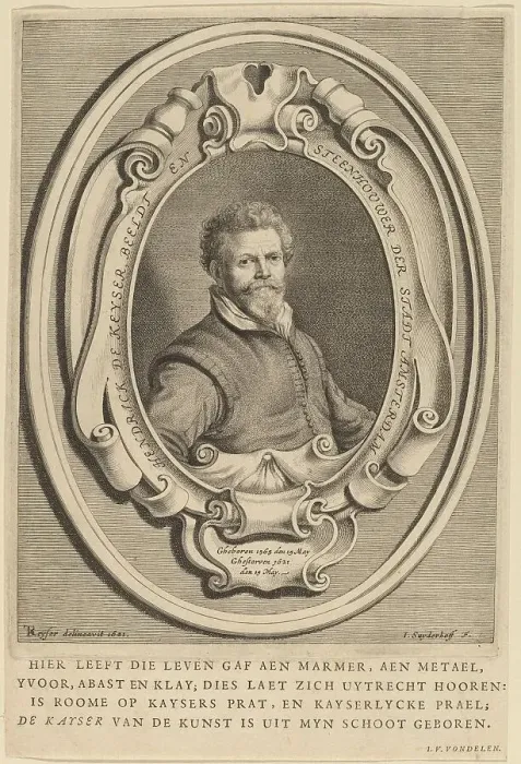 Framed Print : Hendrick de Keyser. Creator: Jonas Suyderhoef Framed Print : Hendrick de Keyser. Creator: Jonas Suyderhoef