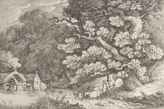 Framed Print : Hengar near Camelford, Cornwall, from Views in Cornwall, ca. 1812. ca. 1812 Framed Print : Hengar near Camelford, Cornwall, from Views in Cornwall, ca. 1812. ca. 1812