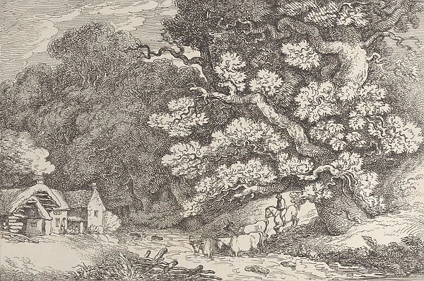Hengar near Camelford, Cornwall, from Views in Cornwall, ca. 1812. ca. 1812