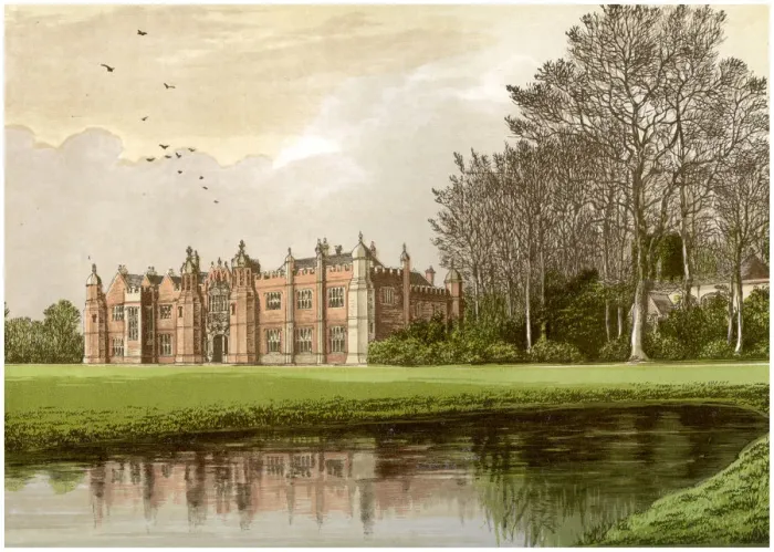 Framed Print : Hengrave Hall, Suffolk, home of the Gage family, c1880 Framed Print : Hengrave Hall, Suffolk, home of the Gage family, c1880