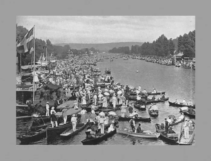 Framed Print : Henley Regatta, c1900. Artist: Marsh Brothers Framed Print : Henley Regatta, c1900. Artist: Marsh Brothers