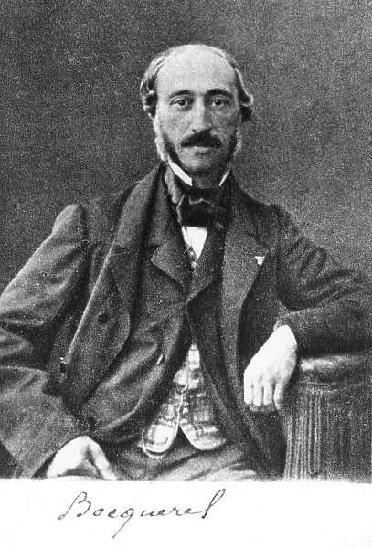 Henri Becquerel, French physicist, c1890s. Artist: Nadar