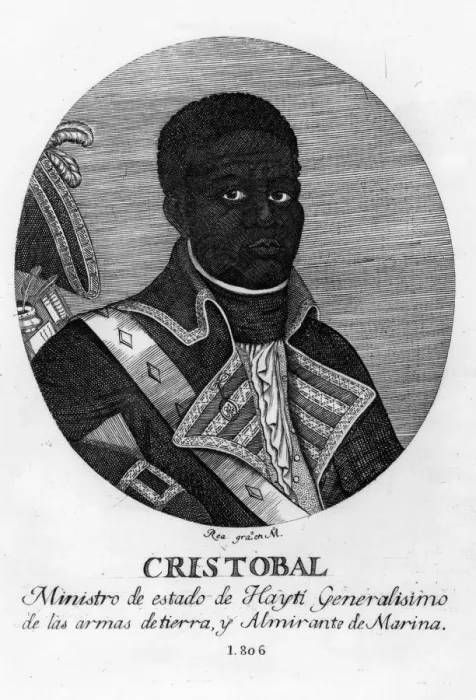 Framed Print : Henri Christophe, King of Haiti, 1806. Artist: Rea Framed Print : Henri Christophe, King of Haiti, 1806. Artist: Rea