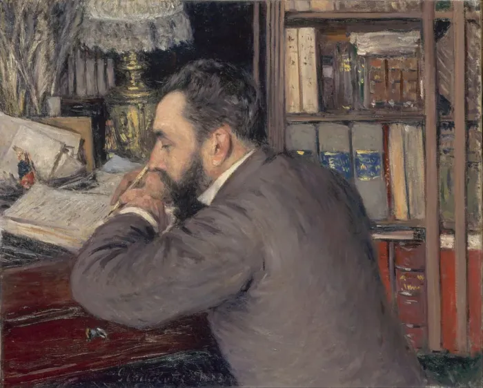 Framed Print : Henri Cordier (1849-1925), 1883. Artist: Caillebotte, Gustave (1848-1894) Framed Print : Henri Cordier (1849-1925), 1883. Artist: Caillebotte, Gustave (1848-1894)