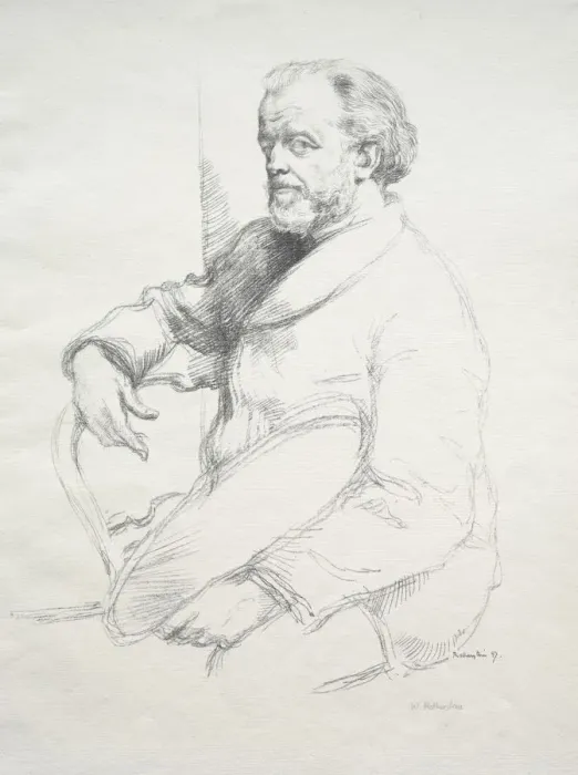 Framed Print : Henri Fantin-Latour, 1897. Creator: William Rothenstein (British, 1872-1945) Framed Print : Henri Fantin-Latour, 1897. Creator: William Rothenstein (British, 1872-1945)