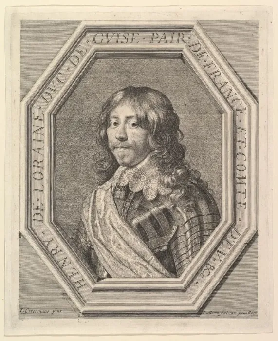 Framed Print : Henri II de Lorraine, duc de Guise. Creator: Jean Morin Framed Print : Henri II de Lorraine, duc de Guise. Creator: Jean Morin