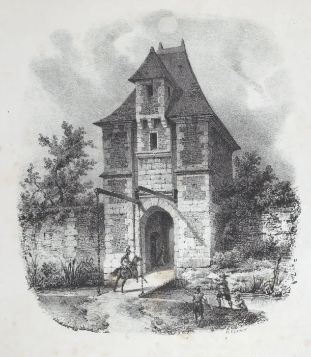 Framed Print : Henri IV Entering at Aumale, 1822. Creator: Emile Jean-Horace Vernet