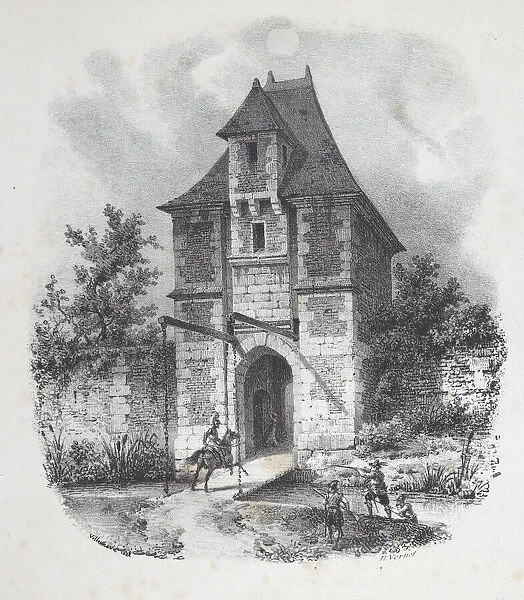 Henri IV Entering at Aumale, 1822. Creator: Emile Jean-Horace Vernet