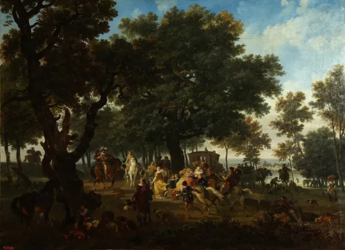 Framed Print : Henri IV and his Suite Hunting, ca 1804. Artist: Taunay, Nicolas Antoine (1755-1830) Framed Print : Henri IV and his Suite Hunting, ca 1804. Artist: Taunay, Nicolas Antoine (1755-1830)