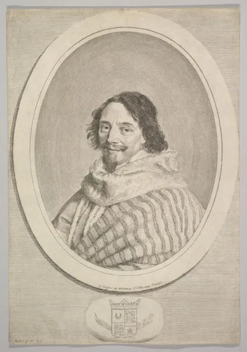 Framed Print : Henri de Mesmes. Creator: Claude Mellan Framed Print : Henri de Mesmes. Creator: Claude Mellan