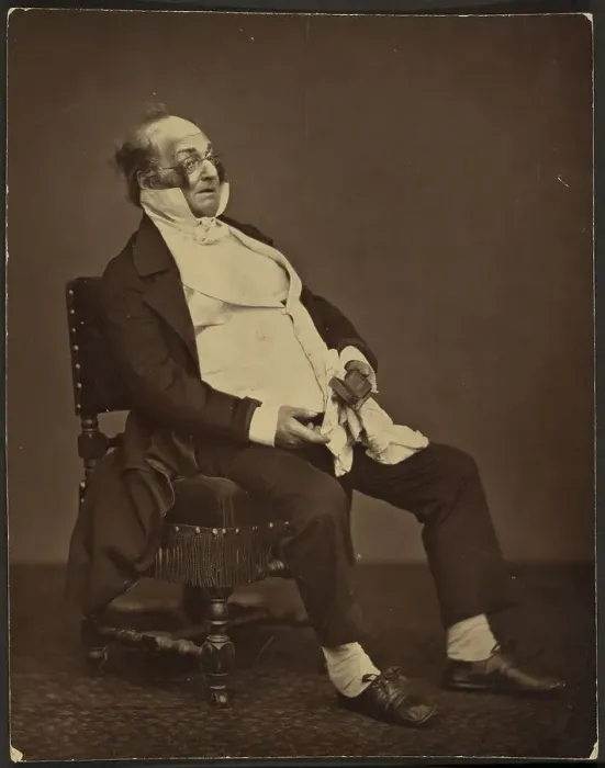 Framed Print : Henri Monnier, about 1875. Creator: Etienne Carjat Framed Print : Henri Monnier, about 1875. Creator: Etienne Carjat