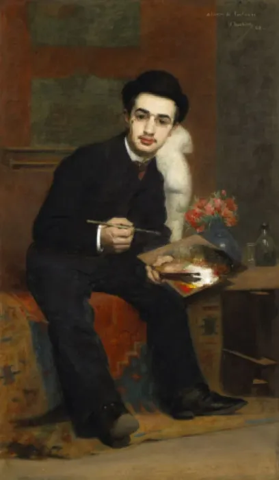 Framed Print : Henri de Toulouse-Lautrec, 1883. Creator: Rachou, Henri (1855-1944) Framed Print : Henri de Toulouse-Lautrec, 1883. Creator: Rachou, Henri (1855-1944)