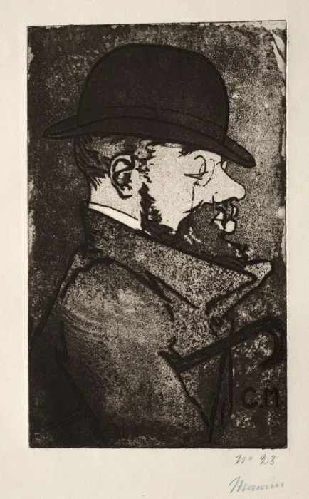 Framed Print : Henri de Toulouse-Lautrec. Creator: Charles Maurin (French, 1856-1914) Framed Print : Henri de Toulouse-Lautrec. Creator: Charles Maurin (French, 1856-1914)