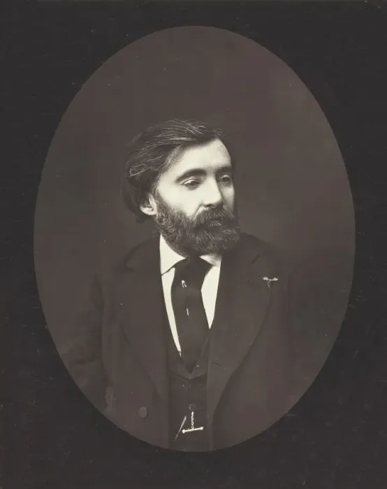 Framed Print : Henri, vicomte de Bornier, c. 1876. Creator: Ferdinand J. Mulnier Framed Print : Henri, vicomte de Bornier, c. 1876. Creator: Ferdinand J. Mulnier